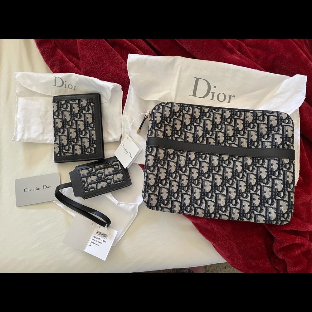Dior Blue Oblique Travel Kit